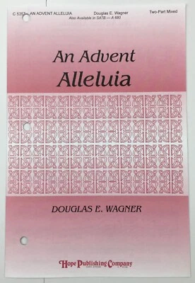 Partituras de teclado An Advent Alleluia 2 partes voces mixtas Douglas Wagner Hope Foto 1 de 4