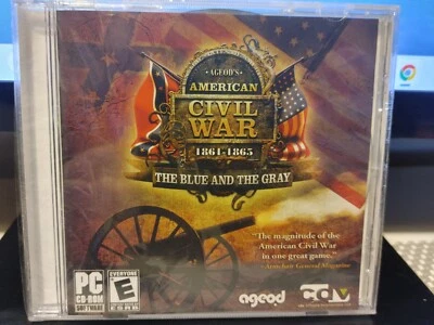 AGEOD'S American Civil War 1861-1865 The Blue & The Grey (PC, 2008) NEW, Sealed - Image 1 of 2
