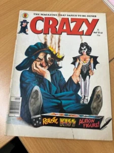 KISS Vintage Crazy Magazine 62 RARE Issue Gene Simmons mego doll - Picture 1 of 9