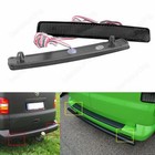 VW Transporter T5 Caravelle Multivan Black Lens Rear Bumper Reflector LED Light