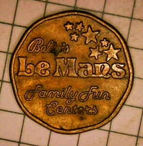 Bally's Lemans Family Fun Centers Token - Very Nice Collector Item! - Picture 1 of 2