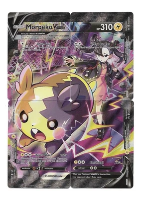 Morpeko V-Union (-290) (Set of 4) SWSH290 SWSH: Sword & Shield Promo Cards - NM - Image 1 of 2