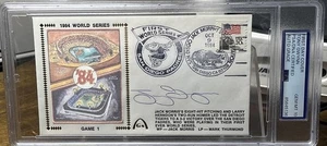 PSA GEM 10 ROOKIE AUTO Tony Gwynn 1984 World Series Gateway FDC San Diego Padres - Picture 1 of 6