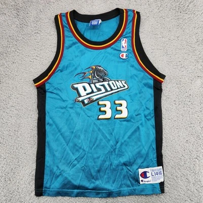 Camiseta deportiva vintage Grant Hill Champion Detroit Pistons juvenil talla L (14-16) Foto 1 de 4