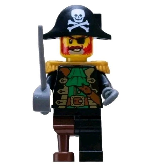 NUEVA MINIFIGURA LEGO® CAPITÁN PIRATA BARBANEJA 21322 BARRACUDA BAY idea065 Foto 1 de 1