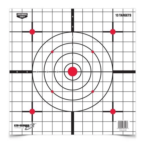 Birchwood Casey Eze-Scorer™ 12 Inch Sight-In Target, 12 Targets Foto 1 de 1
