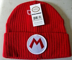 Super Mario Bros. - MARIO Beanie Cap Mütze rot - NEU mit Etikett - Versand KOSTENLOS - Bild 1 von 1