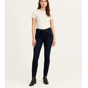 Gap 1969 Always Skinny Jeans Damen 29/8R Dark Wash Stretch Denim Mid Rise - Bild 1 von 10