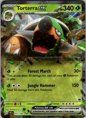 Torterra ex - Double Rare SV05: Temporal Forces 012/162 NM - Image 1 of 2