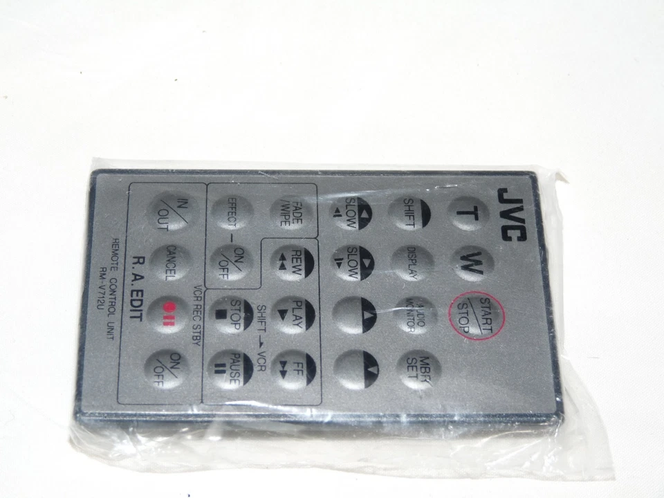 Genuine JVC RM-V712U Camcorder Remote GR-DV3 GR-DVF10 GR-DVF1 GR-DVM5 GR-DVF7 - Image 1 of 4