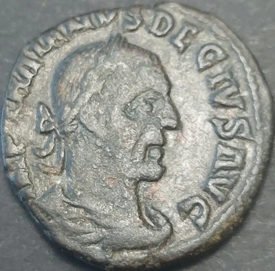 TRAIANUS DECIUS 249 - 251 SESTERTIUS VIMINACIUM MOESIA SUPERIOR (249 /51) 14.18g - Image 1 of 4