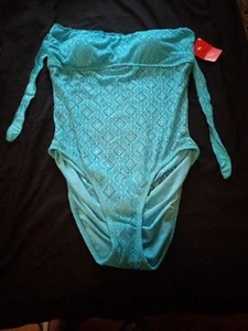 mossimo Einteiler Badeanzug Blau In Farbe Größe Lg - Bild 1 von 3