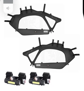 KEMIMOTO X3 Upper Door with Dome Light, Waterproof Windproof UTV Soft Cab... - Picture 1 of 8