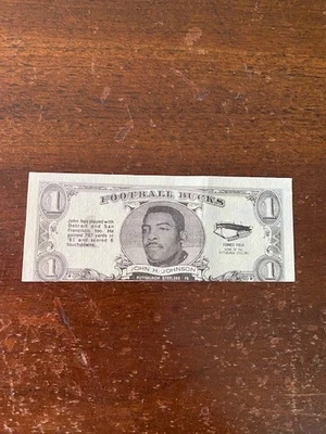 1962 Topps Football Bucks - John Henry Johnson #48 - FREE SHIPPING - Image 1 of 2