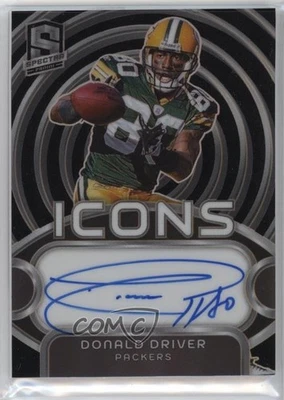 2024 Panini Spectra Icons Auto /149 Donald Driver #I-DDR Auto - Imagem 1 de 2