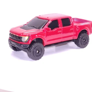 2022 Maisto Fresh Metal 100 Build & Deliver Ford F-150 Raptor SuperCrew Red Mint - Picture 1 of 8