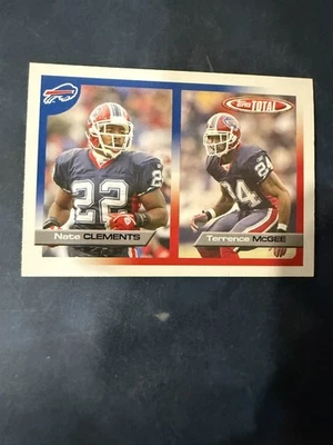 Nate Clements / Terrence McGee Topps Total #136 - Image 1 of 2