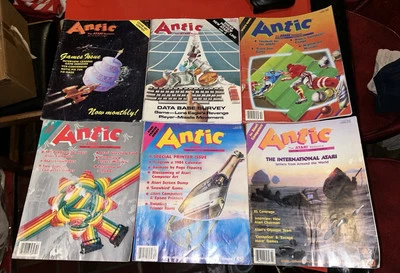 Antic, The Atari Resource Volumen 2 #1,3,7,9,10,12 Paquete de 6 Foto 1 de 4