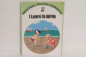 Preschool Practice Workbook - I Learn to Write Vintage 1983 - Picture 1 of 1