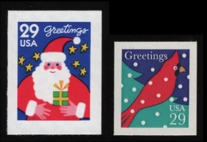 #2873 y 2874 29c Navidad, Como Nuevo **CUALQUIER 5=ENVÍO GRATUITO** - Imagen 1 de 3