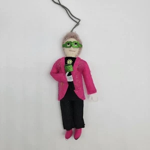 Artesanos Artesanales Elton John Ornamento Fieltro Comercio Global ☆ Bazar Ruta de la Seda 7" - Imagen 1 de 8