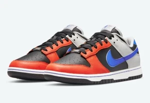Nike Dunk Low EMB Knicks Royal Blue Black Red White Grey UK 11 US 12 - Picture 1 of 6