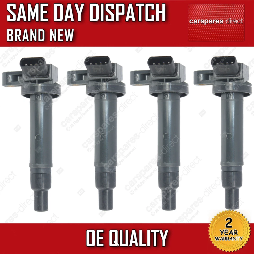 4x LEXUS LS L-S LS 430 4.3 2000-ON 4-SET-PACK-IGNITION COIL PENCIL 90919-02230 - Image 1 of 1