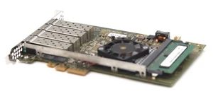 NAPATECH NT4E-4-STD QUAD-PORT SFP+ PCIE NETWORK ADAPTER W/1GB | USED Good - Photo 1/1