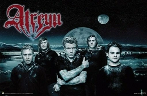 PÓSTER ATREYU - TIRO GRUPO PLANETAS - RARO NUEVO CALIENTE 24X36 Foto 1 de 1