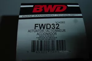 BWD Automotive FWD32 Axle Actuator NEW IN BOX - Picture 1 of 2