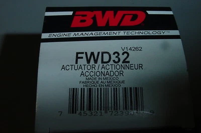 BWD Automotive FWD32 Axle Actuator NEW IN BOX - Image 1 of 2