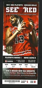 Chicago Bulls--Joakim Noah--2011 Round One Playoff Ticket--vs Indiana Pacers``` - Bild 1 von 1