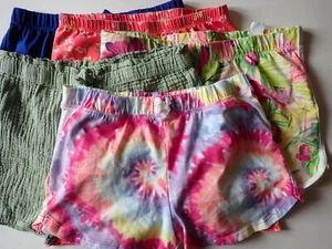 Girls Shorts Size XXL 16 The Children's Place Blue Green Colorful Tie Dye - Picture 1 of 22
