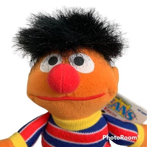 VTG 1997 ERNIE Sesame Street Beans 6” Bean Bag Plush 30 Years Jim Henson NWT - Picture 1 of 13