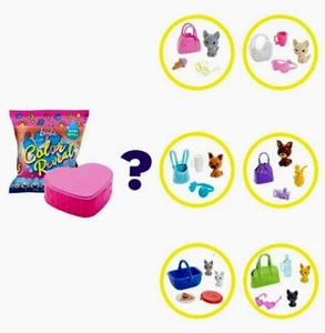 BARBIE Color Reveal SERIE MASCOTAS Agua Ciega Misterio Paquete 5 SORPRESAS TOTALMENTE NUEVO - Imagen 1 de 5