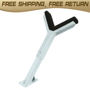 Adjustable Bow Rest Catcher Assembly For Boat Trailer Zinc-Plated Post Carpeted - Picture 1 of 11