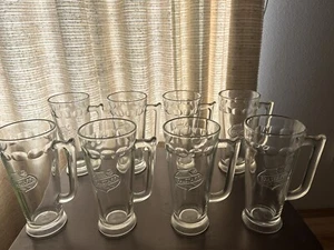 8 - 1960er Falstaff Bier🍺 12 Unzen Klarglas Becher 7" Krug Stil - Bild 1 von 10