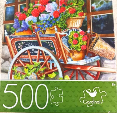 Rompecabezas Peddlin Posies 500 piezas de Cardinal Foto 1 de 4