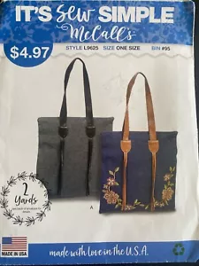 Vintage Sewing Pattern McCall's It's So Simple L9625 - Bags - Picture 1 of 3