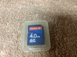 Sandisk SDHC Card 4GB BH1107016132D With Case - Picture 1 of 4