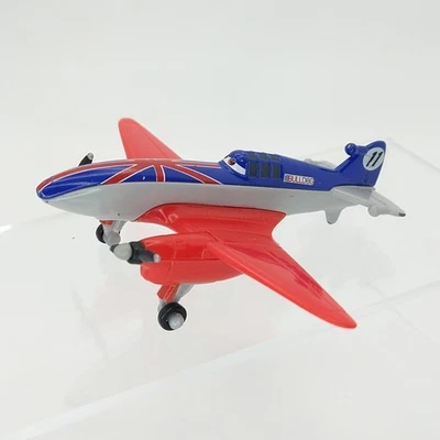 Aviones Disney Pixar Bulldog Británico #11 Die-cast plástico juguete avión juguetes Mattel Foto 1 de 4