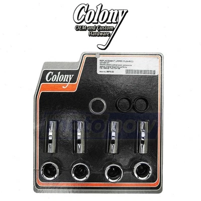 Colony Upper Pushrod Cover Set for 2010-2015 Harley Davidson FLSTFB Fat Boy va Foto 1 de 4