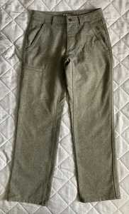Ibex Ramble Pants Men’s 30x31.5 Gray 100% Merino Wool Outdoors Hiking - Picture 1 of 16