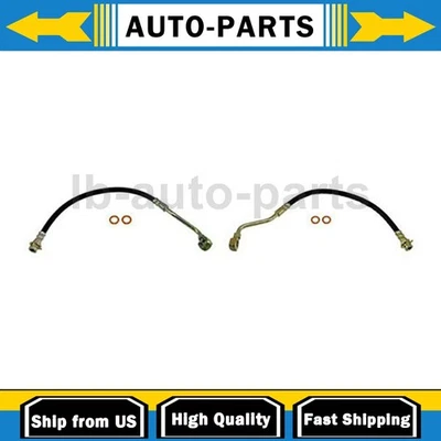 2 передних тормозных шланга для Pontiac Grand Prix 3,4 л 1991 1992 1993 1995 1996 годов выпуска - Изображение 1 из 4
