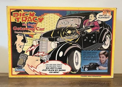 1990 Playmates - Dick Tracy Action Figure Big Boy’s Getaway Car & Original Box - Image 1 of 4