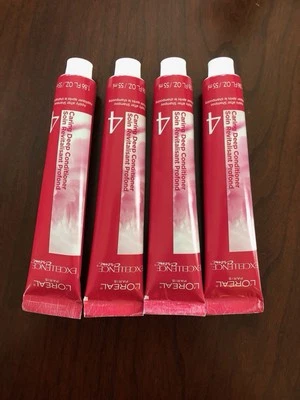 NEW Lot of 4 L'Oreal Excellence Creme Deep Caring Conditioner Tubes 1.86 Fl. OZ. - Image 1 of 4