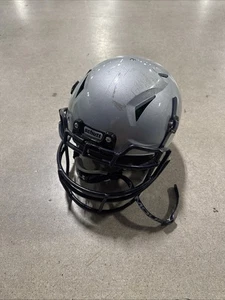 Schutt A3 Vengeance Silver Youth Full Size Football Helmet Medium M *read* - Picture 1 of 13