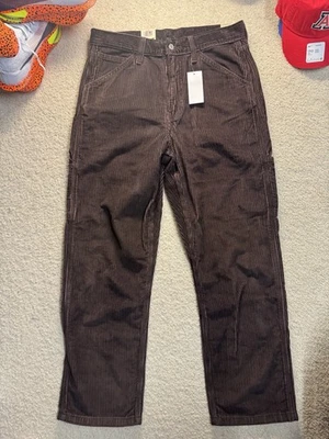 Pantalones de carpintero de pana holgados Levis 568 marrón 34x30 utilitario trabajo patinador Y2k Foto 1 de 4