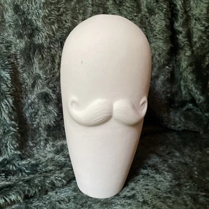 Jonathan Adler SALVADOR Vase unglazed White Porcelain 7” Unique - Picture 1 of 7