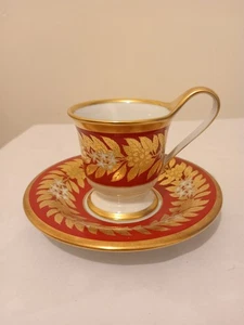 Vintage Fürstenberg German Porcelain Cup And Saucer Set - Picture 1 of 6